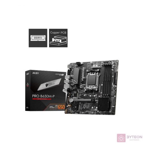 MSI PRO B650M-P AMD B650 AM5 mATX alaplap