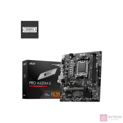 MSI PRO A620M-E AMD A620 AM5 mATX alaplap