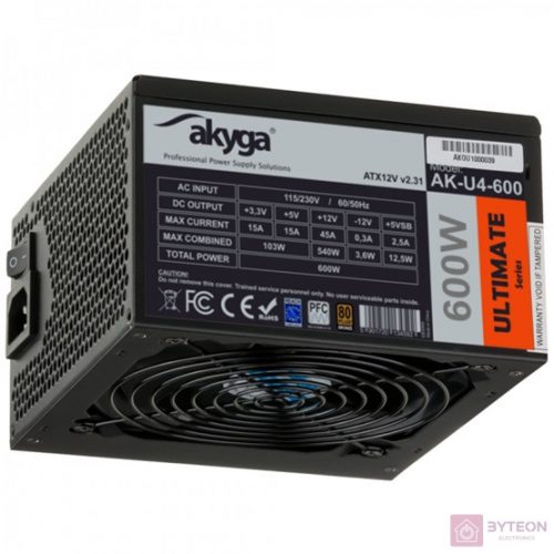 Akyga Ultimate 600W [ 80+ Bronze ]