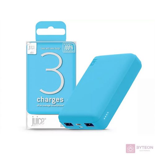 Juice JUI-PBANK-3-ECO-AQA ECO 3 10000mAh 15W világoskék power bank