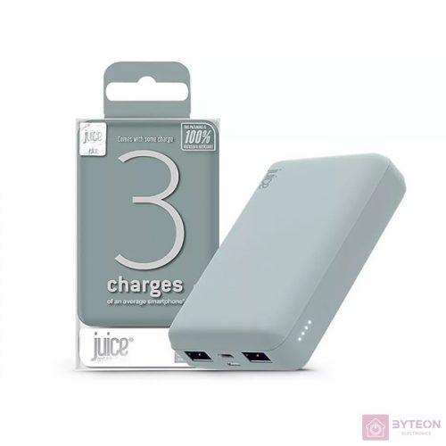 Juice JUI-PBANK-3-ECO-MID-GRN ECO 3 10000mAh 15W zöld power bank