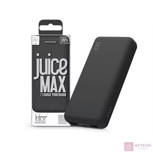 Juice JUI-PBANK-MAX-20000MA-ECO-BLK MAX 20000mAh 20W fekete power bank