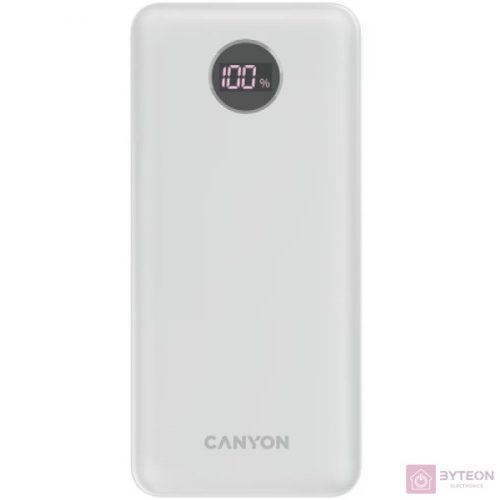 Canyon PB-2002 20000mAh LiPo powerbank fehér