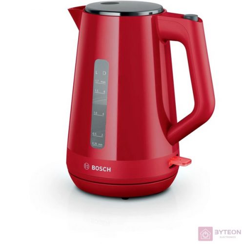 Bosch TWK1M124 1,7 L-es piros vízforraló