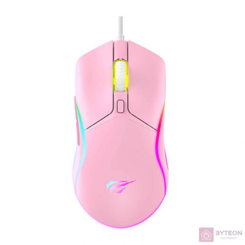 Havit MS1029 wired gaming mouse (pink)