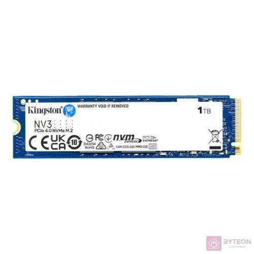 KINGSTON 1000G NV3 M.2 2280 PCIe 4.0 SSD