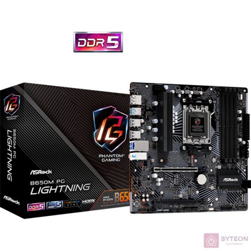 ASROCK B650M PG LIGHTNING AM5 mATX