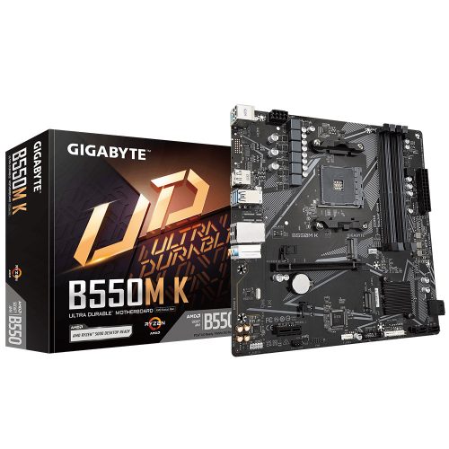 GIGABYTE Alaplap AM4 B550M K AMD B550, mATX