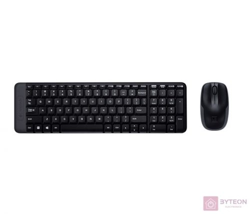 Logitech MK220 (HU, Vez.nélküli) - Fekete