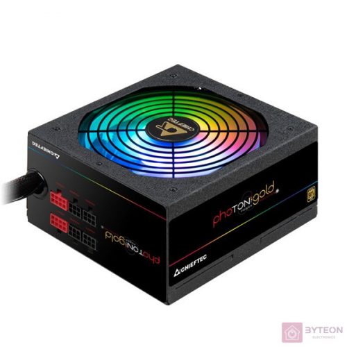 Chieftec Photon Gold RGB 750W [Moduláris, 80+ Gold]