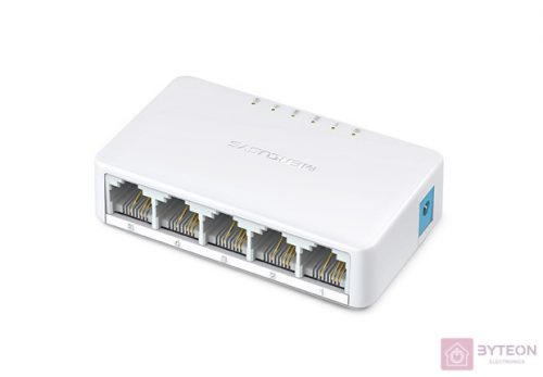 Mercusys MS105 5 port 10/100Mbps nem menedzselhető asztali Switch