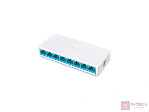 Mercusys MS108 8 port 10/100Mbps nem menedzselhető asztali Switch