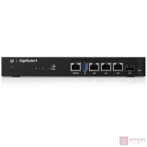 Ubiquiti EdgeRouter-4, 3x GbE LAN port 1xGigabit SFP port