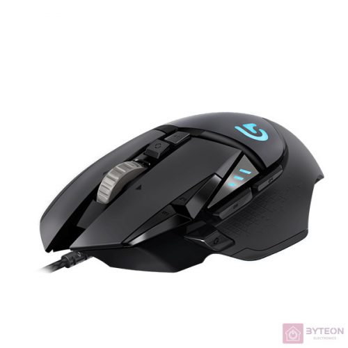 Logitech G502 HERO USB Gamer fekete egér