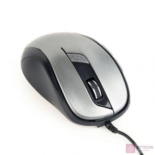 Gembird optical mouse MUS-6B-01-BG, 1600 DPI, USB, Black/spacegrey