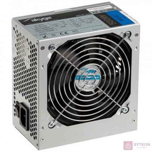 Akyga Basic ATX Power Supply 500W AK-B1-500E Fan12cm P4 3xSATA