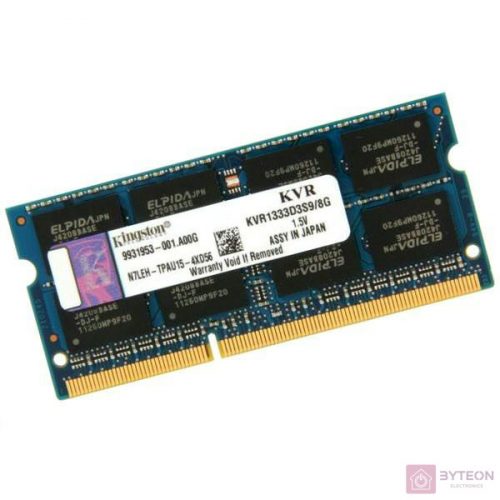 Kingston SO-DDR3 1333 8GB ValueRam CL9