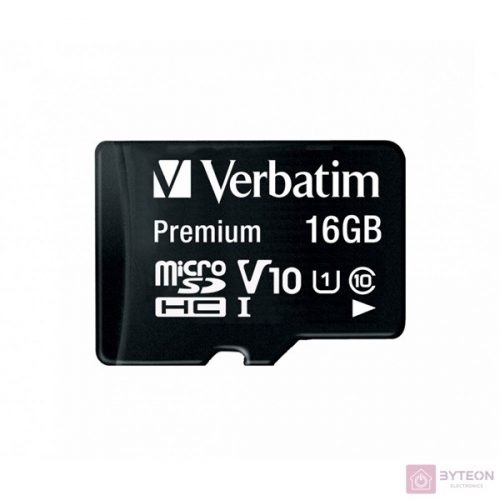 Verbatim 16GB Micro SD (HC) CLASS 10 WITH ADAPTOR