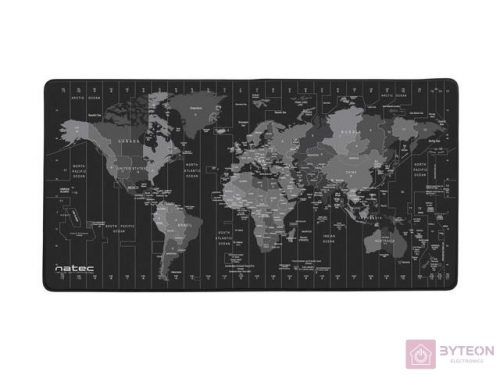 natec Time Zone Map Maxi mousepad